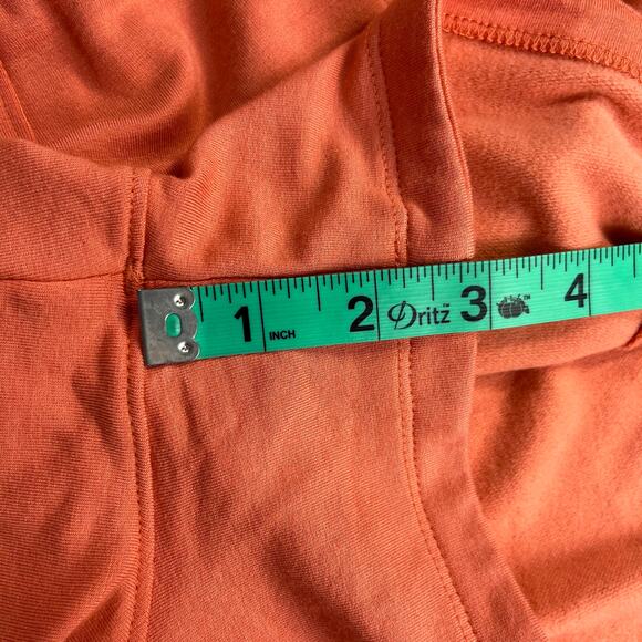 Athleta Balance Romper Women's Sz Small NWT Short Jumpsuit Soft Persimmon Orange - Picture 13 of 14